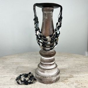 PREMIER DESIGNS LAVA ROCK Beaded Necklace & Bracelet Set